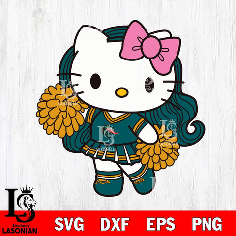 UAB Blazers Hello Kitty Cheerleader 7 Svg Eps Dxf Png File, Digital Download, Instant Download