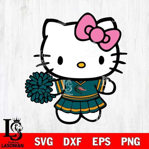 UAB Blazers Hello Kitty Cheerleader 8 Svg Eps Dxf Png File, Digital Download, Instant Download
