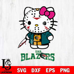 UAB Blazers Hello Kitty Horror 3 Svg Eps Dxf Png File, Digital Download