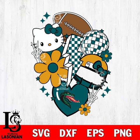 UAB Blazers Hello Kitty NCAA 2 Svg Eps Dxf Png File, Digital Download, Instant Download