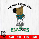 UAB Blazers I'm Just A Chill Guy Football Svg Eps Dxf Png File,NCAA Svg Files,Chill Guy svg ,Digital Download ,Instant Download, Cricut File