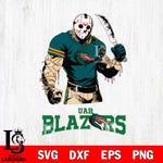 UAB Blazers Jason Voorhees Svg Eps Dxf Png File, Digital Download
