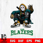 UAB Blazers Jason Voorhees Halloween SVG Svg Eps Dxf Png File, Digital Download, Instant Download