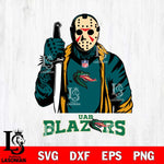 UAB Blazers Jason Voorhees Horror 3 Svg Eps Dxf Png File, NCAA svg, Digital Download, Instant Download