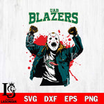 UAB Blazers Jason Voorhees Horror Halloween 3 Svg Eps Dxf Png File, NCAA svg, Digital Download, Instant Download