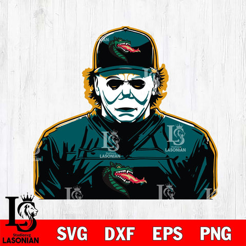 UAB Blazers Michael Myers Horror Halloween Svg Eps Dxf Png File, NCAA svg, Digital Download, Instant Download