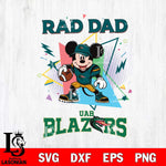 UAB Blazers Mickey Mouse Sport Rad Dad SVG DXF EPS PNG FILE, NCAA File Cut,Digital Download,Instant Download