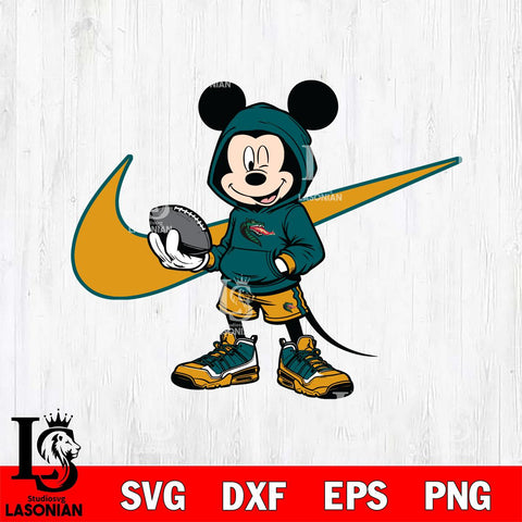 UAB Blazers Mickey Wearing Hoodie Sport Svg Eps Dxf Png File, NCAA svg, Digital Download, Instant Download