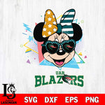 UAB Blazers Minnie Mouse Love Sport SVG DXF EPS PNG FILE, NCAA File Cut,Digital Download,Instant Download
