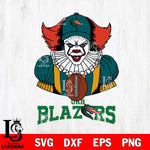 UAB Blazers Pennywise Horror Sport 9 Svg Eps Dxf Png File, Digital Download