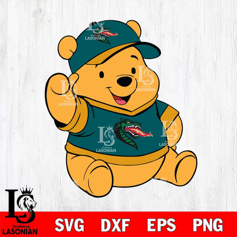 UAB Blazers Pooh Bear Svg Eps Dxf Png File, NCAA svg, Digital Download, Instant Download