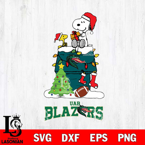UAB Blazers Snoopy Sport 11 Svg Eps Dxf Png File, Digital Download