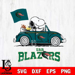 UAB Blazers Snoopy Sport 5 Svg Eps Dxf Png File, Digital Download