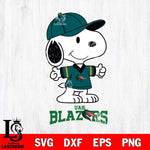 UAB Blazers Snoopy football SVG DXF EPS PNG FILE,Snoopy File Cut, NCAA Digital Download,Instant Download,Christmas Silhouette