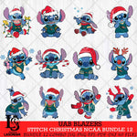 UAB Blazers Stitch Christmas NCAA Bundle 12 Svg Eps Dxf Png File, Digital Download, Instant Download