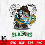 UAB Blazers Stitch Freddy Krueger Halloween Svg Eps Dxf Png File, Digital Download, Instant Download