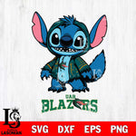 UAB Blazers Stitch Halloween Svg Eps Dxf Png File, NCAA svg, Digital Download, Instant Download