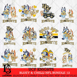 UCF Knights Bluey & Bingo Bundle 12 SVG Svg Eps Dxf Png File, Bundle NCAA svg, Digital Download, Instant Download