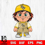 UCF Knights Chucky Horror Svg Eps Dxf Png File, NCAA svg, Digital Download, Instant Download