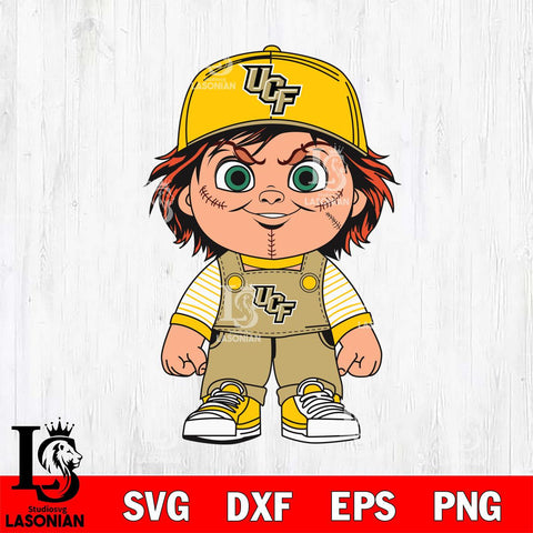 UCF Knights Chucky Horror Svg Eps Dxf Png File, NCAA svg, Digital Download, Instant Download