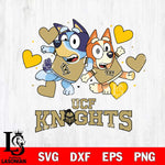 UCF Knights Bluey & Bingo 10 Svg Eps Dxf Png File, NCAA svg, Digital Download, Instant Download