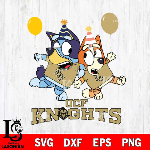 UCF Knights Bluey & Bingo 2 Svg Eps Dxf Png File, NCAA svg, Digital Download, Instant Download