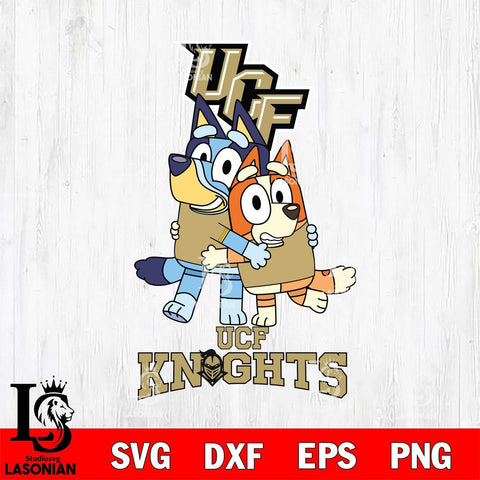UCF Knights Bluey & Bingo 3 Svg Eps Dxf Png File, NCAA svg, Digital Download, Instant Download
