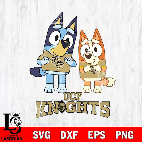 UCF Knights Bluey & Bingo 6 Svg Eps Dxf Png File, NCAA svg, Digital Download, Instant Download
