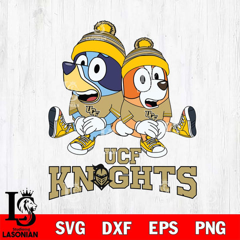 UCF Knights Bluey & Bingo 8 Svg Eps Dxf Png File, NCAA svg, Digital Download, Instant Download