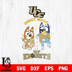 UCF Knights Bluey Bingo Dance Mode Svg Eps Dxf Png File, NCAA svg, Digital Download, Instant Download
