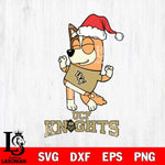 UCF Knights Bluey Chilli Happy Christmas Svg Eps Dxf Png File, Digital Download