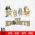UCF Knights Bluey Dance Mode Squats Svg Eps Dxf Png File, Digital Download, Instant Download