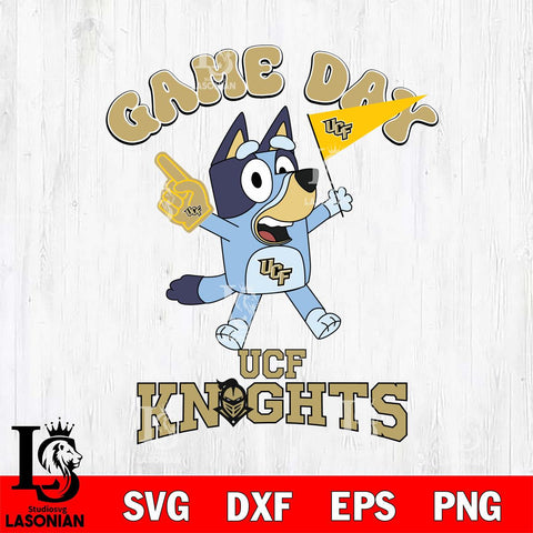 UCF Knights Bluey Game Day Svg Eps Dxf Png File, Digital Download, Instant Download