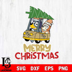 UCF Knights Bluey Merry Christmas Svg Eps Dxf Png File, Digital Download