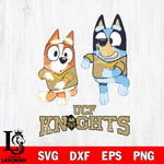 UCF Knights Bluey with Chilli Dance Svg Eps Dxf Png File, Digital Download, Instant Download