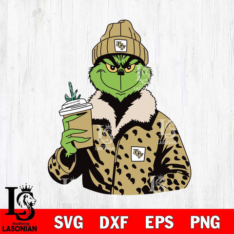 UCF Knights Boujee Grinch 12 Svg Eps Dxf Png File, Digital Download, Instant Download