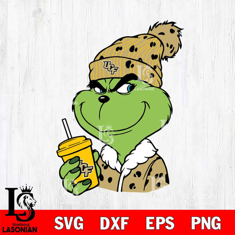 UCF Knights Boujee Grinch 3 Svg Eps Dxf Png File, Digital Download, Instant Download