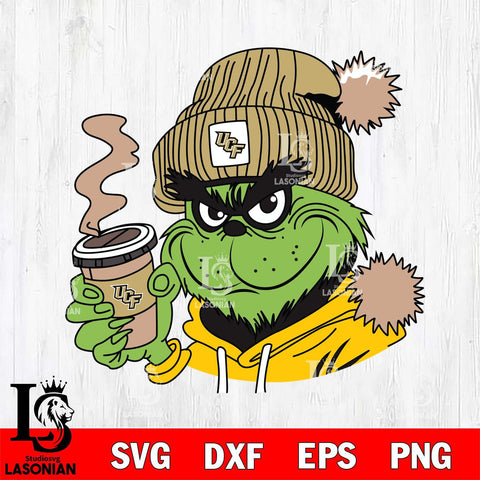 UCF Knights Boujee Grinch 4 Svg Eps Dxf Png File, Digital Download, Instant Download