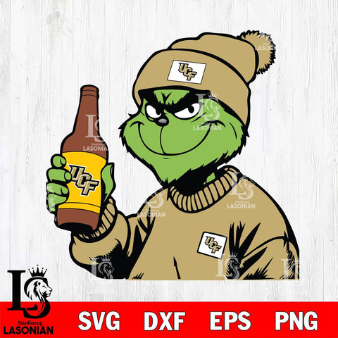 UCF Knights Boujee Grinch 5 Svg Eps Dxf Png File, Digital Download, Instant Download