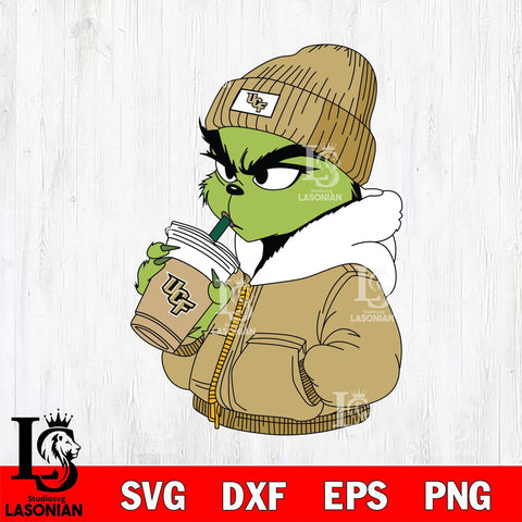 UCF Knights Boujee Grinch 6 Svg Eps Dxf Png File, Digital Download, Instant Download