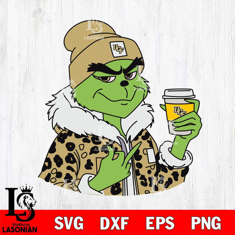 UCF Knights Boujee Grinch 7 Svg Eps Dxf Png File, Digital Download, Instant Download
