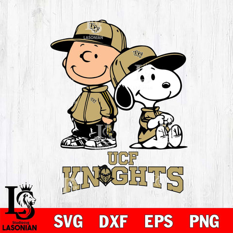 UCF Knights Charlie Brown Snoopy Champions Svg Eps Dxf Png File, NCAA svg , Digital Download , Instant Download, Cricut File
