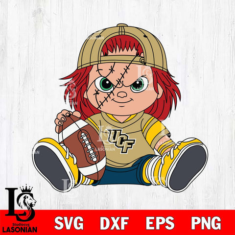 UCF Knights Chucky Horror 11 Svg Eps Dxf Png File, NCAA svg, Digital Download, Instant Download
