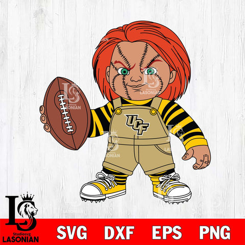 UCF Knights Chucky Horror 12 Svg Eps Dxf Png File, NCAA svg, Digital Download, Instant Download