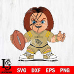 UCF Knights Chucky Horror 2 Svg Eps Dxf Png File, NCAA svg, Digital Download, Instant Download
