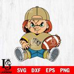 UCF Knights Chucky Horror 3 Svg Eps Dxf Png File, NCAA svg, Digital Download, Instant Download
