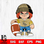UCF Knights Chucky Horror 4 Svg Eps Dxf Png File, NCAA svg, Digital Download, Instant Download