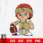 UCF Knights Chucky Horror 5 Svg Eps Dxf Png File, NCAA svg, Digital Download, Instant Download