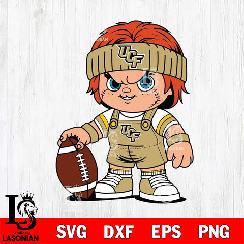 UCF Knights Chucky Horror 5 Svg Eps Dxf Png File, NCAA svg, Digital Download, Instant Download