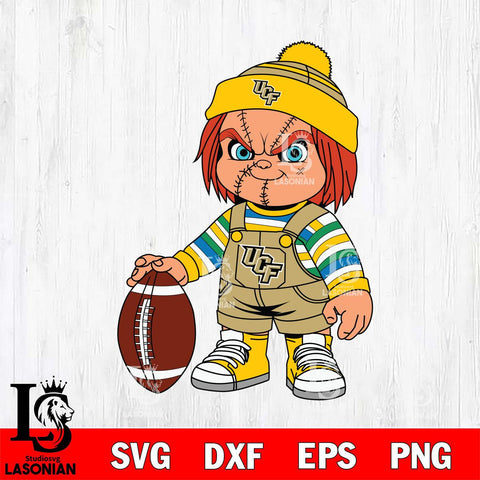 UCF Knights Chucky Horror 6 Svg Eps Dxf Png File, NCAA svg, Digital Download, Instant Download